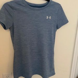 Girls Blue Under Armour T-Shirt